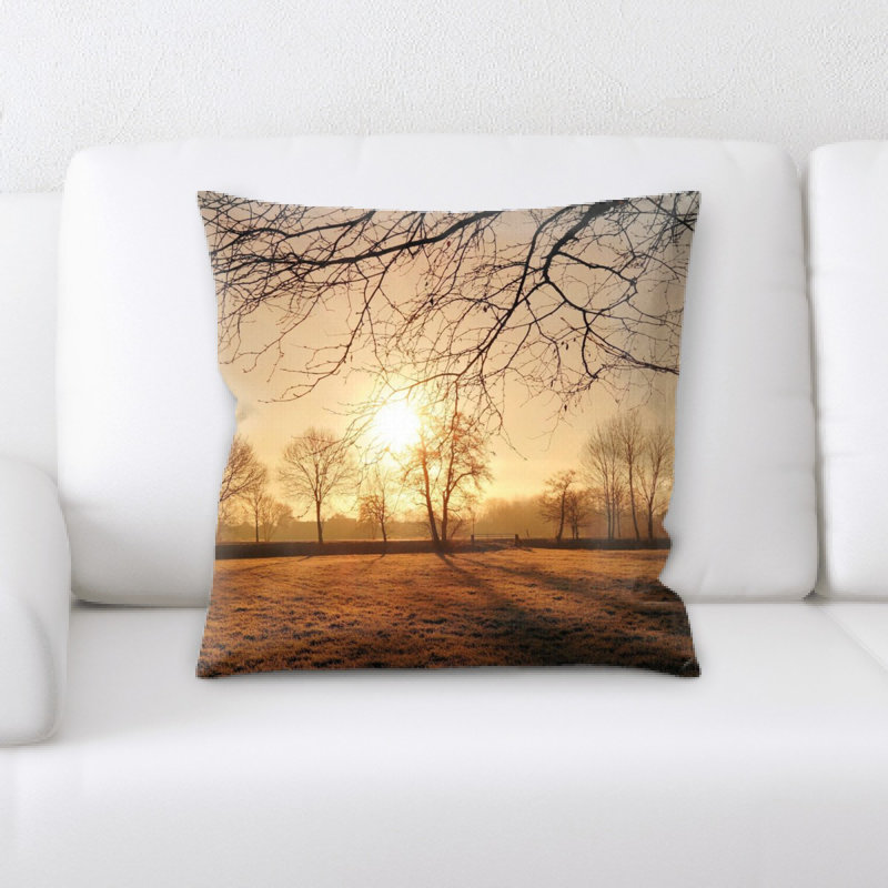 Sunrise Throw Pillow