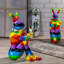 Deco Figurine Rabbit Gillie Rainbow