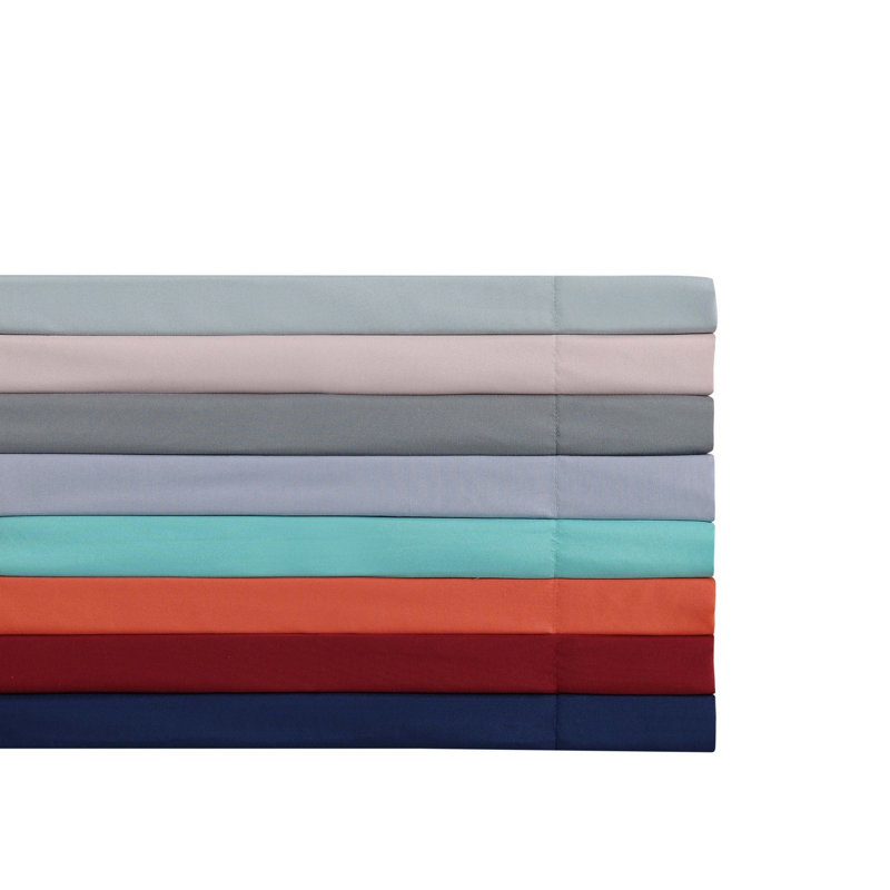 Microfiber Sheet Set, Full Sheet Set + Fitted Sheet + 2 Pillowcases, White