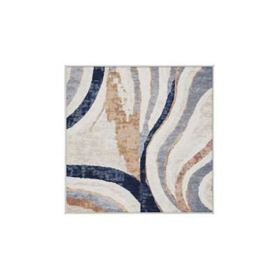 Machine Washable Beige Area Rug