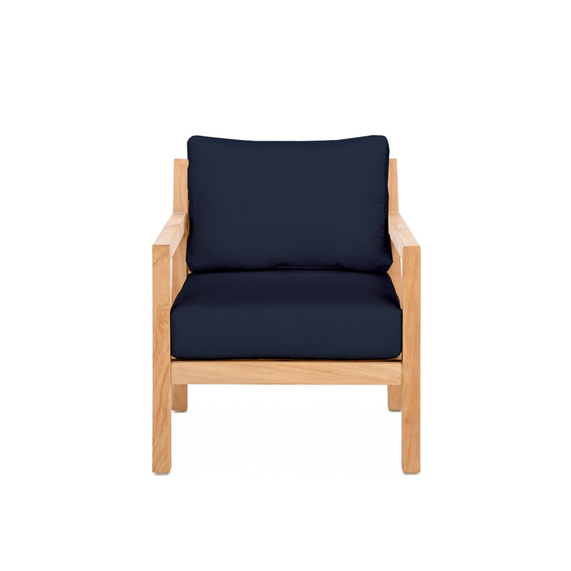Classic Teak Club Chair - Indigo, Indigo