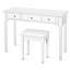 Ensemble de coiffeuse avec tabouret et miroir-677264409