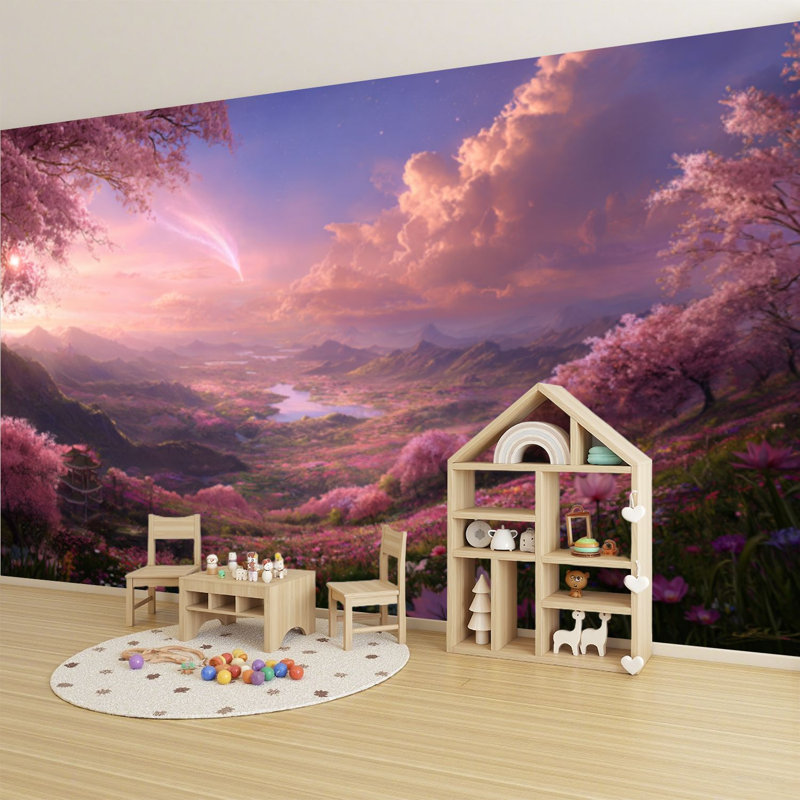 Adhésif mural amovible Peel and Stick, 68.88" L x 96" W