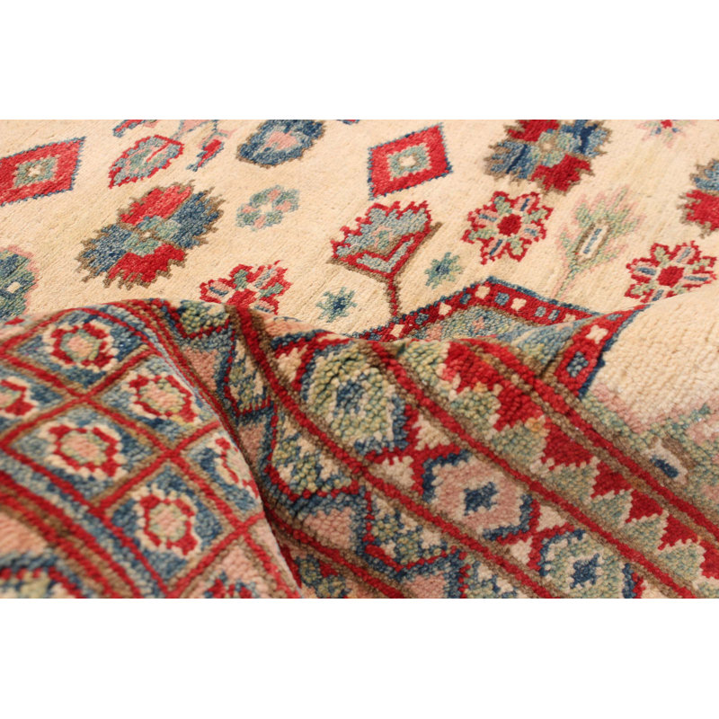 Radee One-of-a-Kind 6'8" X 10'0" New Age Wool Area Rug in Cream