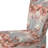 Vintage Flamingo Charm - Velvet Upholstered Glam Side Chair, Animal Print Accent Chair