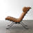 26-inch wide single chair, ergonomic metal frame lounge chair, suitable for use in living rooms, balconies, and offices.-94331368