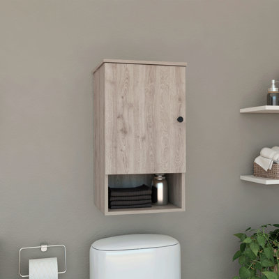 Medicine Cabinet, Two Internal Shelves, Single Door, One Shelf