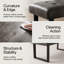 Faux Leather Upholstered Bench