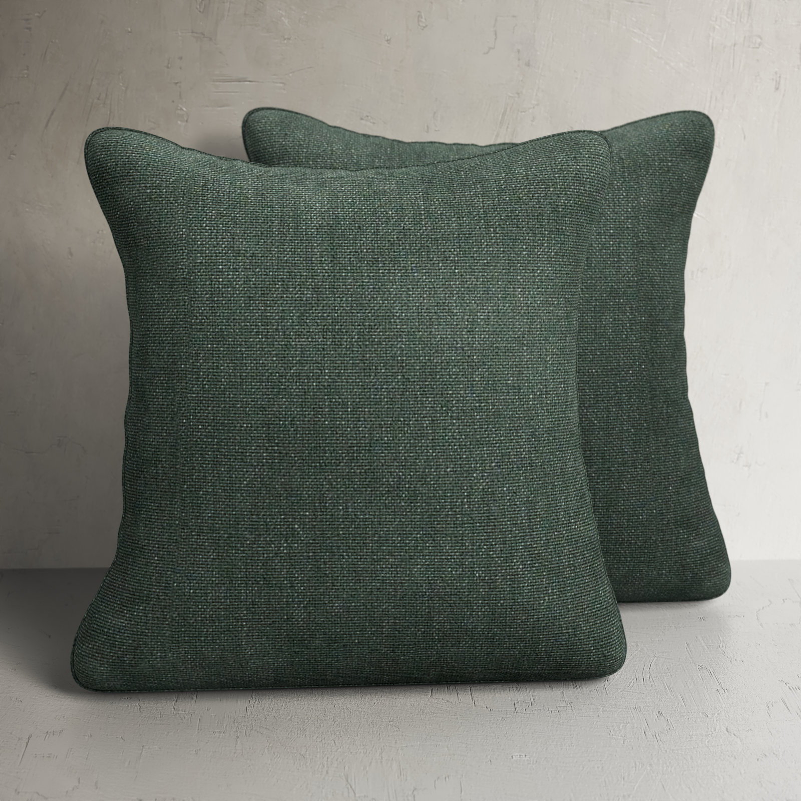 Tinsley Sunbrella® Indoor/Outdoor Throw Pillow, Dark Green, 16" x 16"