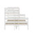 Wood Twin XL Over Queen Bunk Bed With Ladder