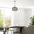 3 - Light Dimmable Globe Chandelier
