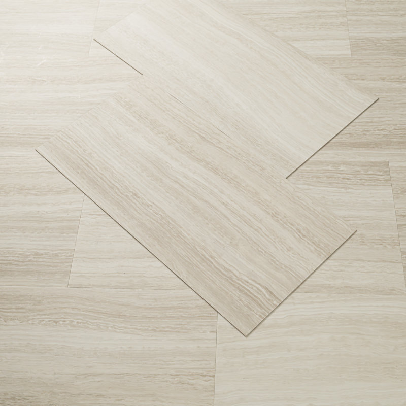 Brushwood Brine Stone 12 in. x 24 in. 2MM 12MIL Waterproof Glue Down Luxury Vinyl Tile Flooring, Brine Stone