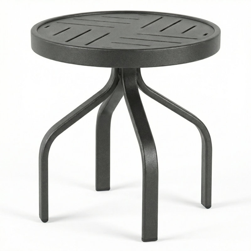 Table d'appoint ronde 18 po, Anthracite
