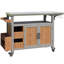 Mobile Garden Cabinet Grill Cart