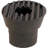 1 in., Black, Rubber, Replacement Tips for Drop Down Door Holders