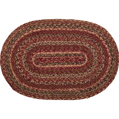 Patrick Jute Geometric Oval Placemat