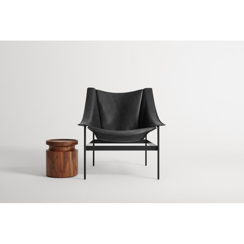 Heyday Lounge Chair, Black Full Grain Leather