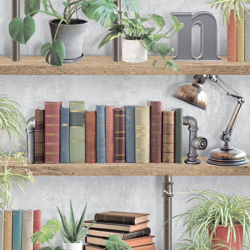 Papier peint industriel, Gris