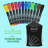 Coloured Magnetic Markers Set Of 12 W/ Bag