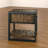 Crysta Solid Wood Top End Table with Storage