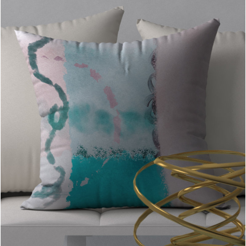 Housse de coussin carrée/insert, 18 po x 18 po