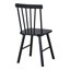 Chaise de salle à manger en bois massif Gunther Mid-Century pour cuisine ou salle à manger Gunther