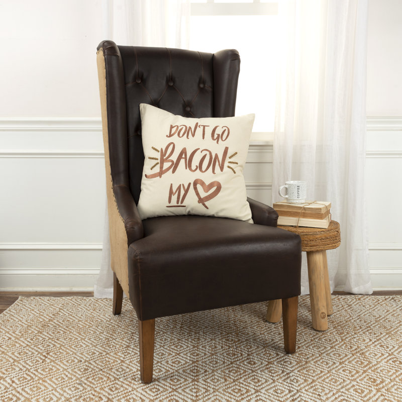 Embroidered Cotton Throw Pillow