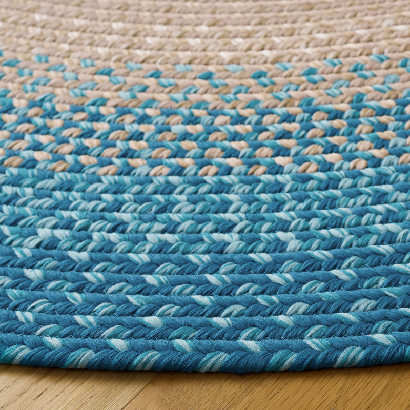 Tapis intérieur / extérieur tissé à la main Performance, Rond 5 pi