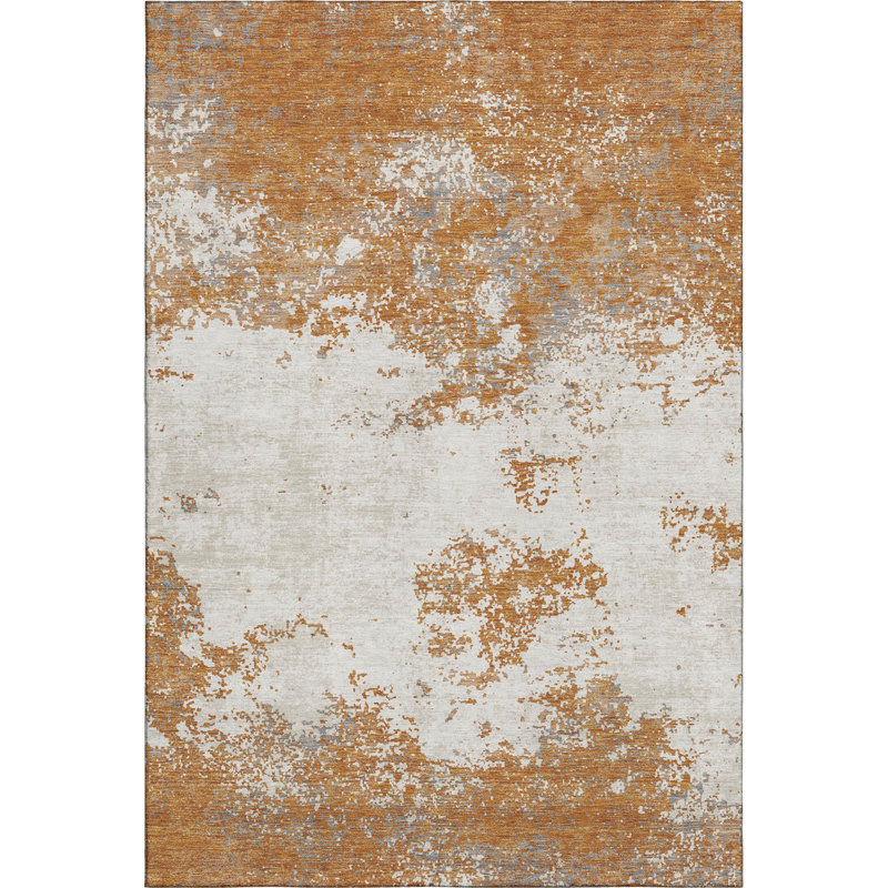 Premium Machine Washable Diskin AMF1027 Modern Rug, Rectangle 8' x 10'