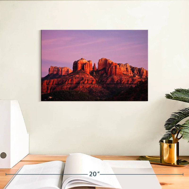 Nicci Cathedral Rock Red Sunset, 8" H x 12" W