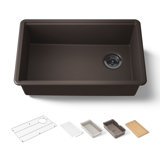 Billings Undermount Single-Bowl Workstation Kitchen Sink