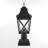 Outdoor Post Light,Lamp Post Light Fixture,Post Lantern With Pier Mount Base,Textured Black,Suitable For Gardens, Yards Or Entrances
