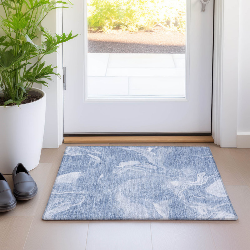 Lummus Abstract Indoor / Outdoor Rug, Rectangle 1'8" x 2'6"