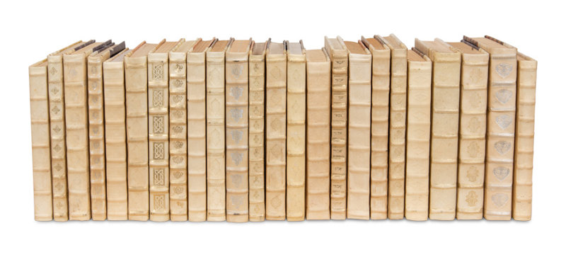 Leather and Paper 24 Piece Book Set
