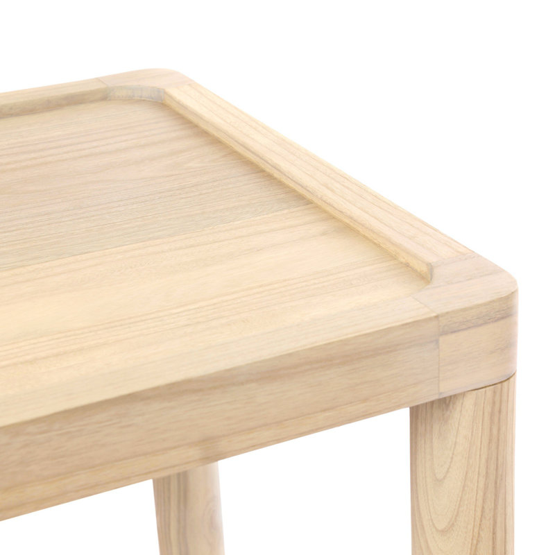 Gabriella End Table, Light Natural Sungkai
