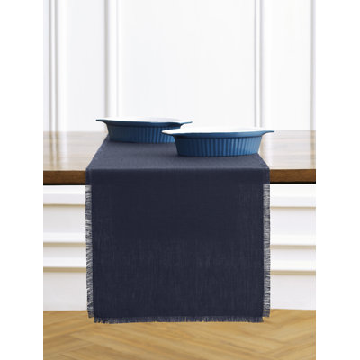 Fringe - 100% Pure Linen Table Runner