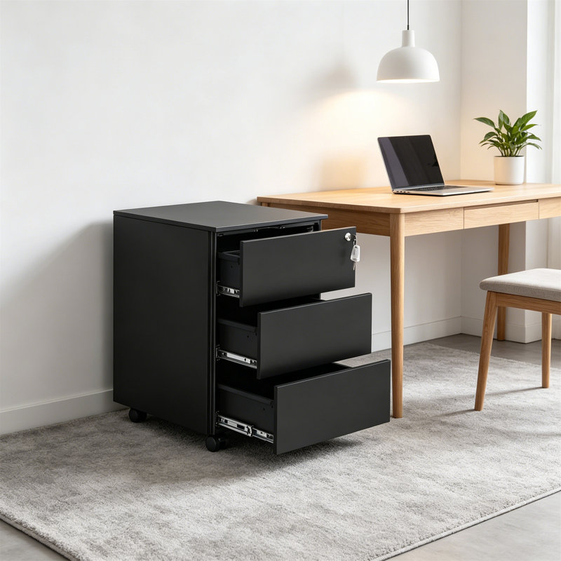 39cm Wide 3 -Drawer File Cabinet