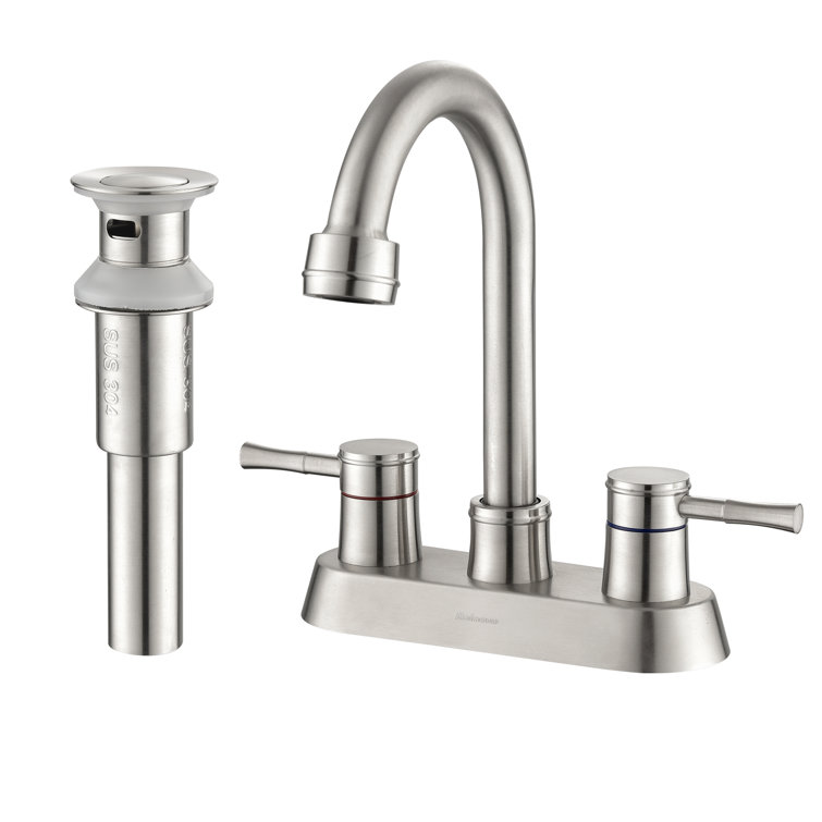 Centerset Faucet with Drain Assembly - pick up item in cage 