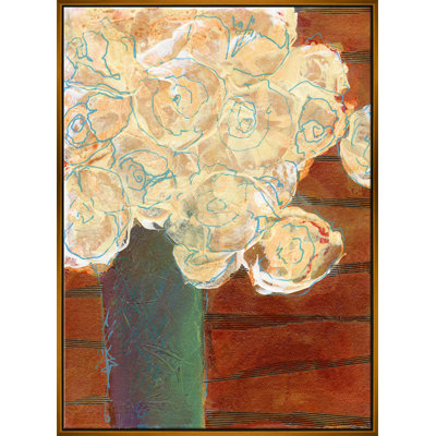 Mums Giclee On Canvas by Jill Krasner