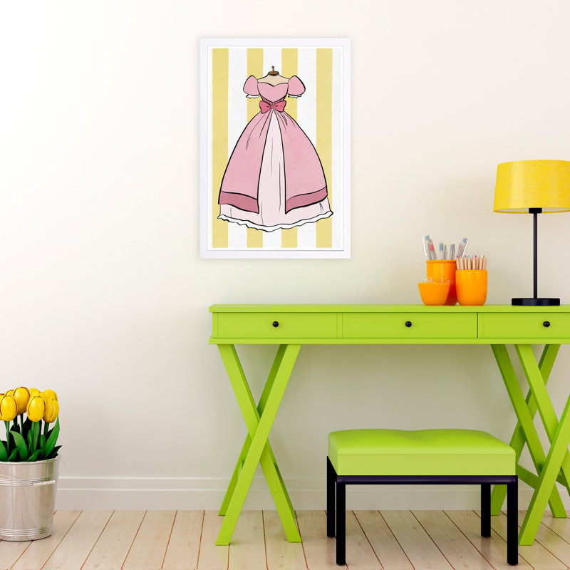 « princess commode », impression encadrée, H 13 po x l 19 po x P 0,75 po, Cadre blanc
