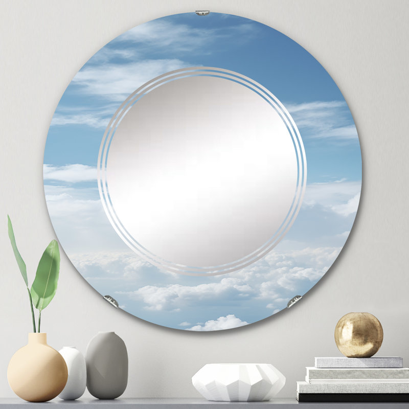 Miroir mural rond Darva, 24 po x 24 po