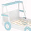Lit voiture simple avec tablettes de rangement-97530313