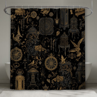 Rideaux de douche Ornate Clocks