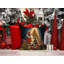 Coussin Finnish Spitz and Santa Claus-101410345