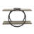 Amaru 2 Tier Circle Bracket Wall Shelf