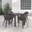 Anabelle 4 - Person Patio Dining Set with Square Table
