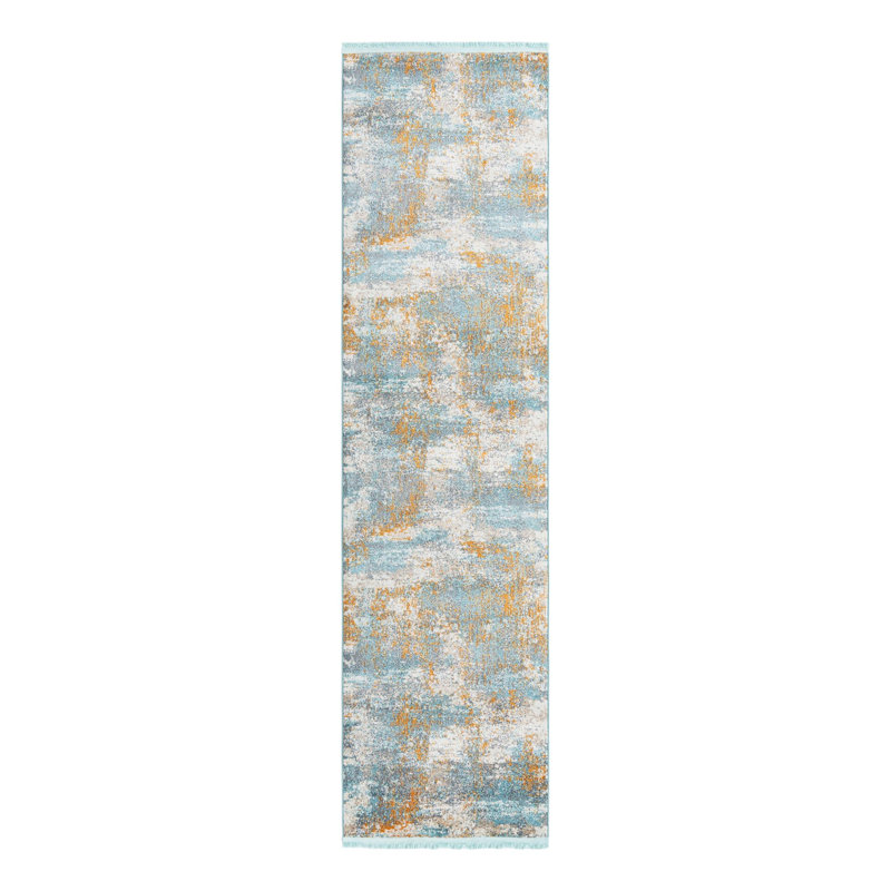 Haefner Abstract Indoor Rug, Runner 2'7" x 10'