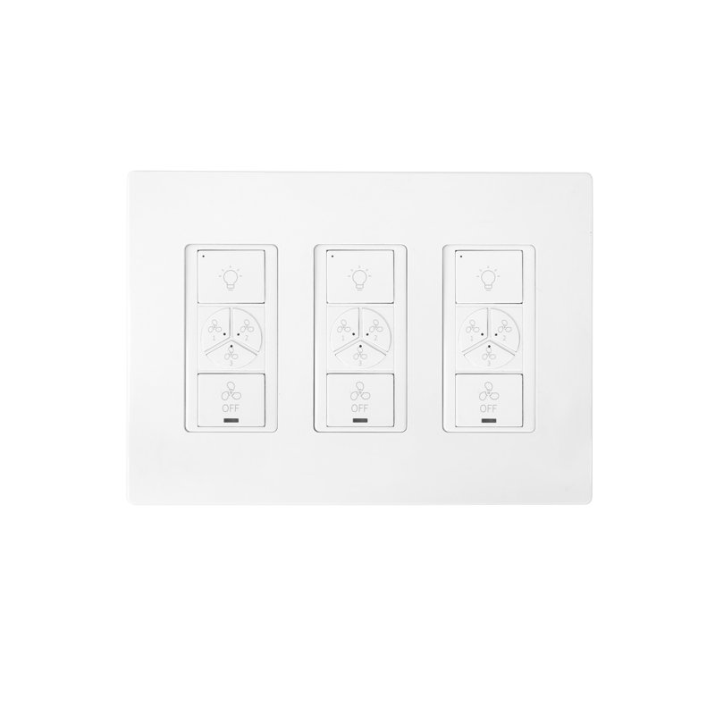Carro Home Smart Switch, Fan Speed Control And Light On/off Switch Works With Amazon Alexa, Google Home, And Siri Shortcut, Universal Wifi Fan & Light Controller.