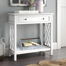 Lund 32" Wide Wooden Rectangular Entryway Console Sofa Table With 1 Drawer And 1 Shelf