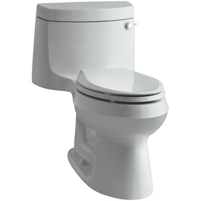 Cimarron 1.28 GPF Water Efficient Elongated One-Piece toilet (Seat Included)